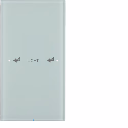 75141150 Touch sensor 1 gang Integro Bus bağl.KNX- R.3, cam beyaz