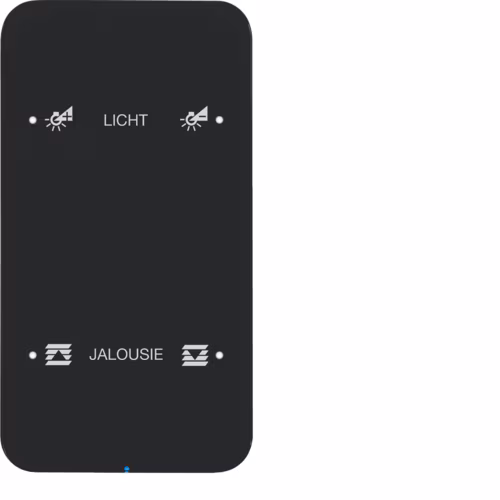 75142165 Touch sensor, 2'li, Integro Bus bağl.KNX- R.1, siyah cam