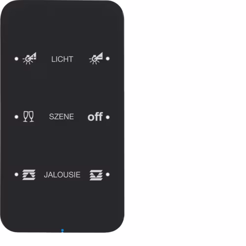 75143165 Touch sensor, 3'lü, Integro Bus bağl.KNX- R.1, siyah cam