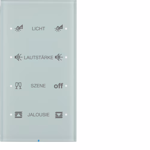 75144150 Touch sensor, 4-gang, Integro Bus bağl.KNX- R.3, cam beyaz