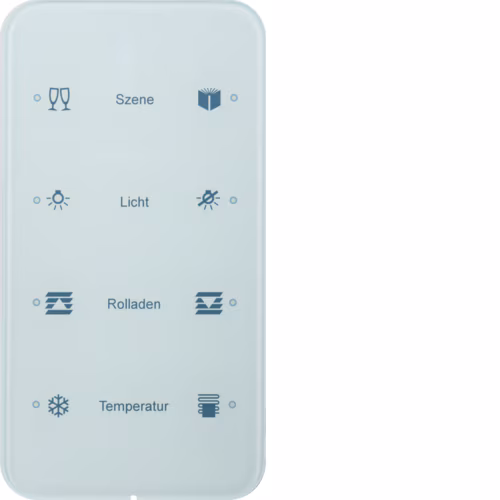 75144160 Touch sensor, 4'lü, Integro Bus bağl.KNX- R.1, cam beyaz