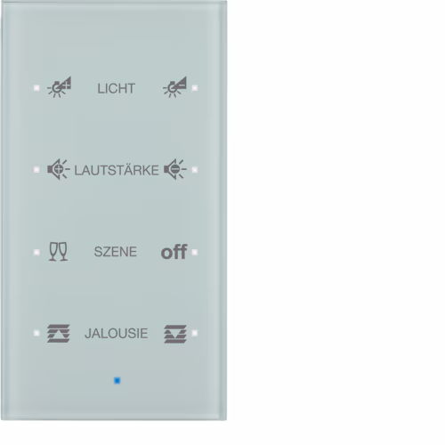 75144930 Датчик KNX для стекла, 4-компонентный, подключение к шине Integro Датчик KNX-TS, стекло, ярко-белый