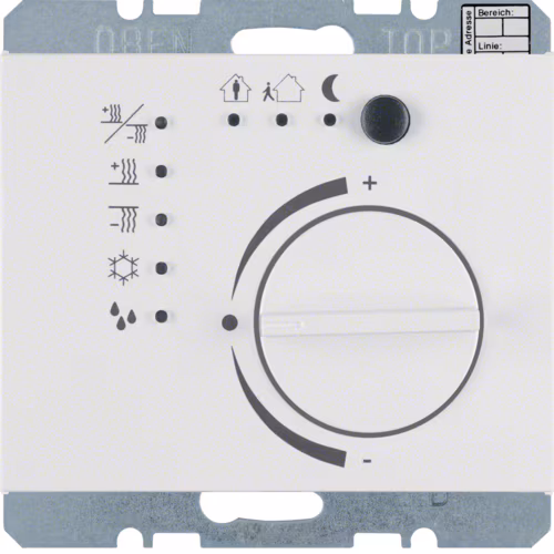 75441275 Термостат KNX, подключение к шине Integro Bus.KNX- K.1, антенна. матовый,лакированный
