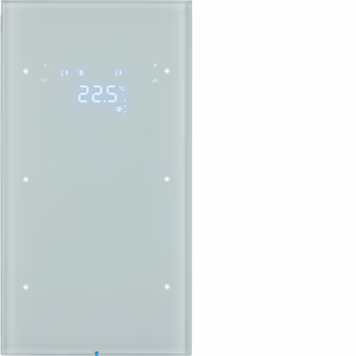 75642050 Touch sensor 2g termo­stat, Integro Bus bağl. KNX-R.3, cam,­parlak byz