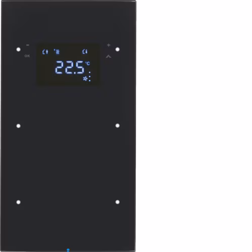 75642055 Touch sensor 2'li termo­stat, Integro bus bağlKNX-R.3, cam bl.
