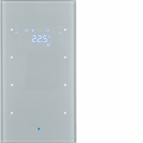 75643034 Термостат KNX glass 3g, подключение по шине Integro. Датчик KNX-TS, др.