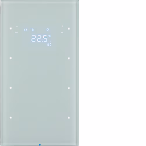 75643050 Touch sensor 3g termo­stat, Integro Bus bağl. KNX-R.3, cam,­parlak byz