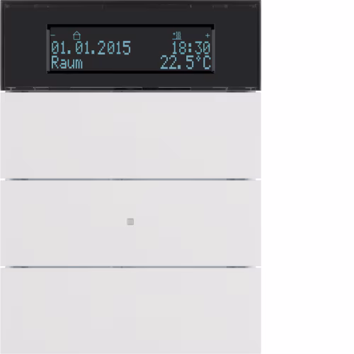 75663599 B.IQlu 3'lü termo­stat,KNX- B.IQ, beyaz, mat, plastik