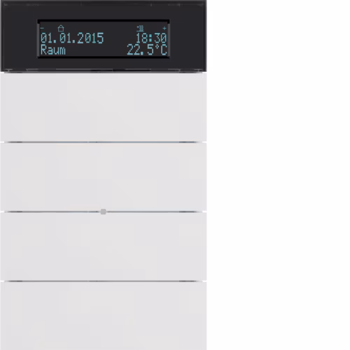 75664599 B.IQlu 4'lü termo­stat,KNX- B.IQ, beyaz, mat, plastik