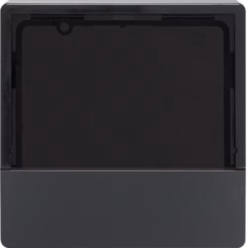 80960126 KNX termo­stat­ları için kapak + oda kont.s, Q.1/Q.3, ant. kadifemsi, lake