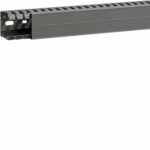 BA7A40040 PVC BA7A 40x40mm Gri Oluklu Pano Kanalı