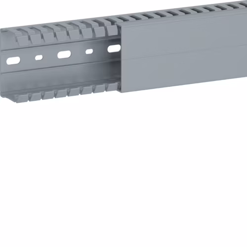 BA7A40060 PVC BA7A 40x60mm Gri Oluklu Pano Kanalı