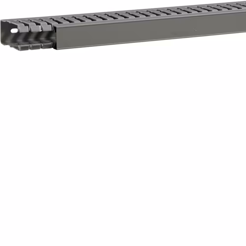 BA7A60025 PVC BA7A 60x25mm Gri Oluklu Pano Kanalı