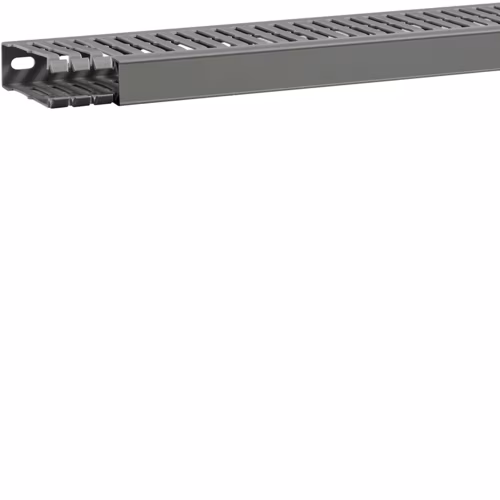 BA7A80025 PVC BA7A 80x25mm Gri Oluklu Pano Kanalı