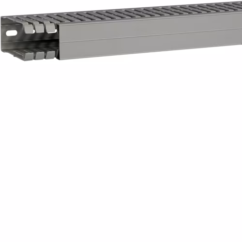 BA7A80040 PVC BA7A 80x40mm Gri Oluklu Pano Kanalı