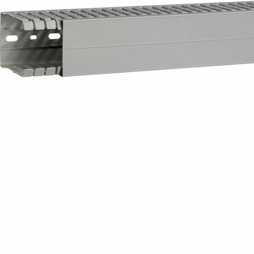 BA7A80060 PVC BA7A 80x60mm Gri Oluklu Pano Kanalı