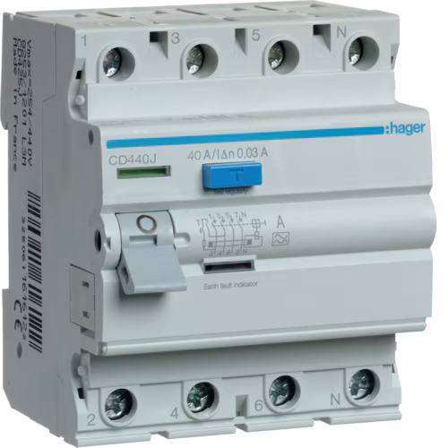 CD440J Kompakt şalter 4P 40A 30mA A Sınıfı