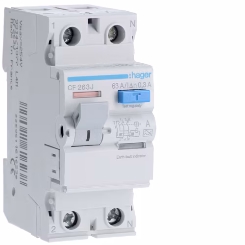 CF263J Kompakt şalter 2P 63A 300mA A Sınıfı