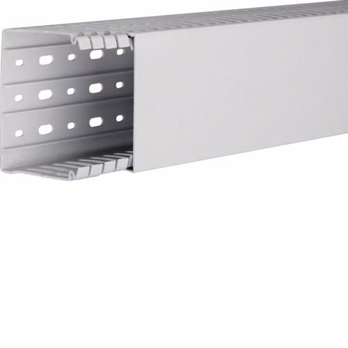 HA780100 oluklu pano kanalı HA7 80x100, açık gri