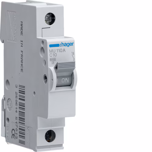 MU110A Otomatik Sigorta 1 Kutup 6KA C-10A 1M